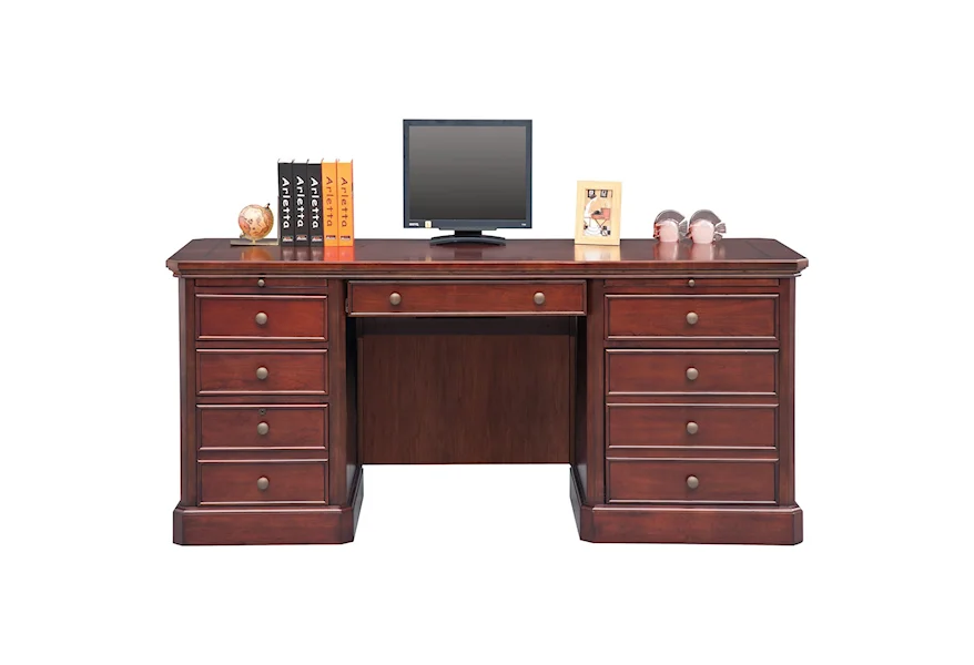 Canyon Ridge 68" Double Pedestal by Winners Only at Conlin's Furniture