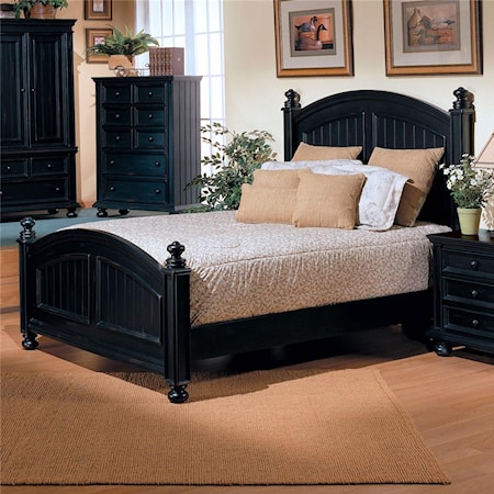 California King Panel Bed