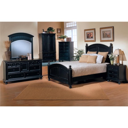 California King Panel Bed