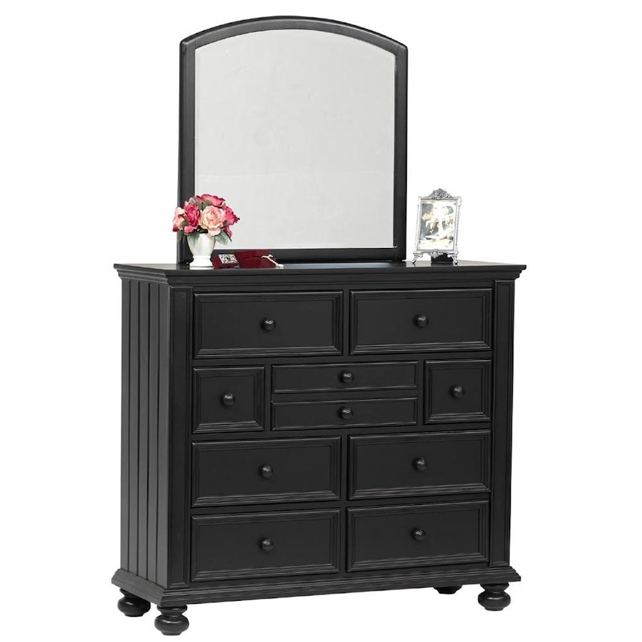 Winners Only Cape Cod  Youth Tall Dresser and Mirror Set