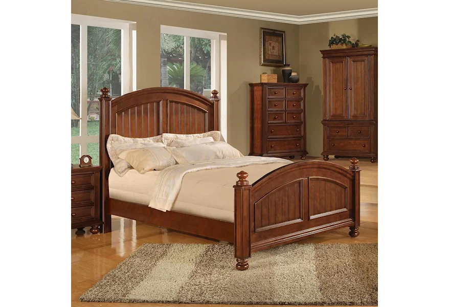 Cape Cod  Panel Queen Bed by Winners Only at Conlin's Furniture