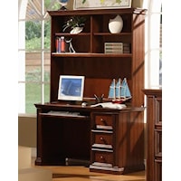 Youth Desk with Hutch and Keyboard Pullout Drawer