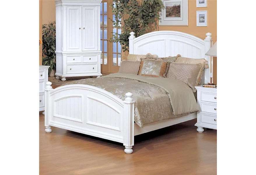 Cape Cod  Full Panel Bed by Winners Only at Conlin's Furniture