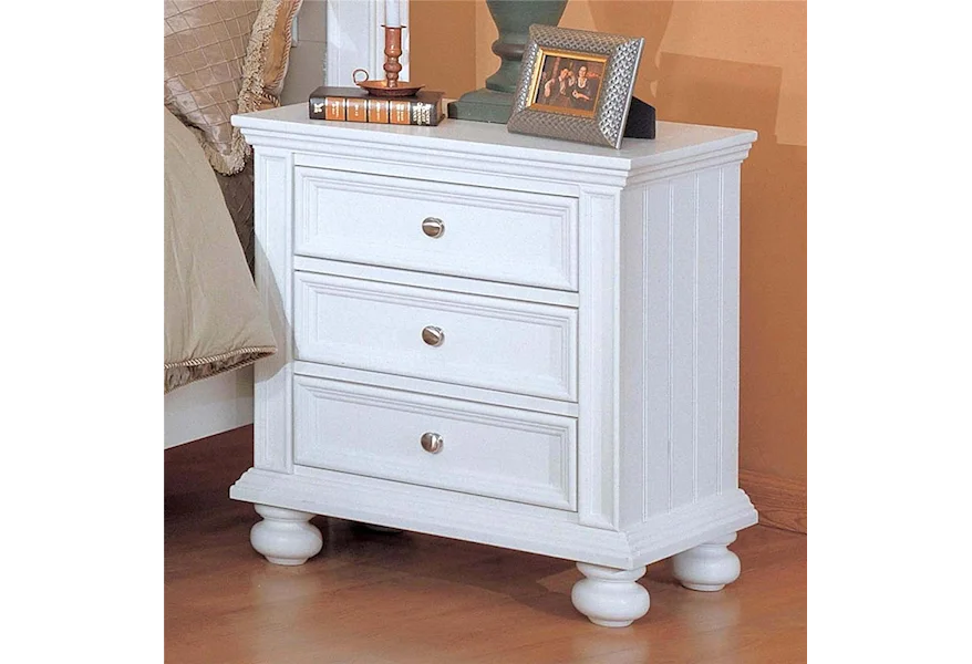 Cape Cod  3-Drawer Night Stand by Winners Only at Conlin's Furniture
