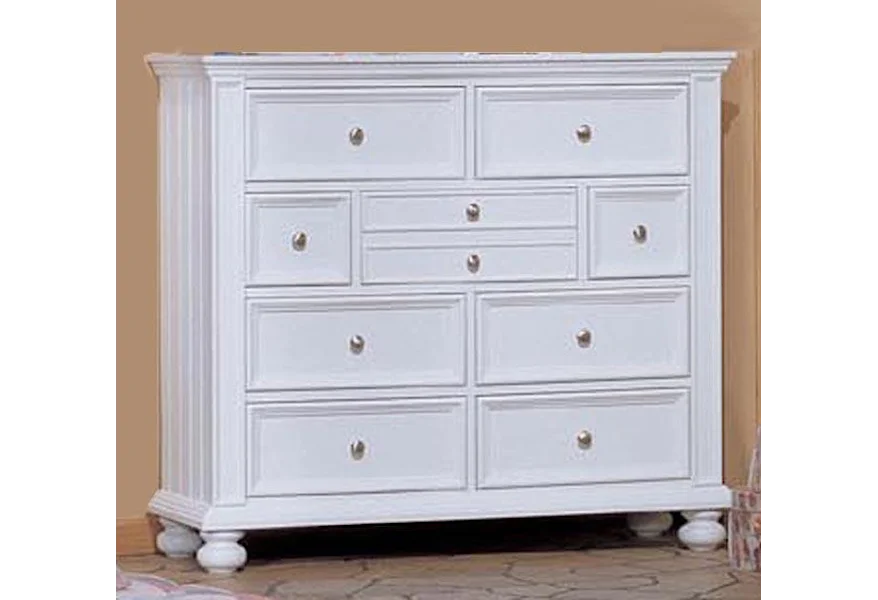 Cape Cod  Youth Tall Nine Drawer Dresser by Winners Only at Conlin's Furniture