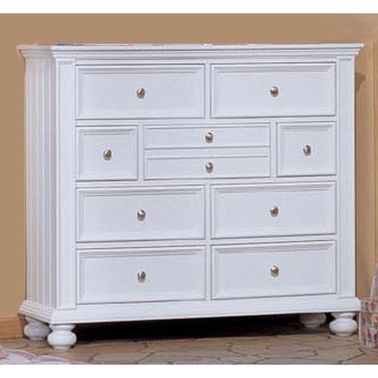 Winners Only Cape Cod  Youth Tall Nine Drawer Dresser
