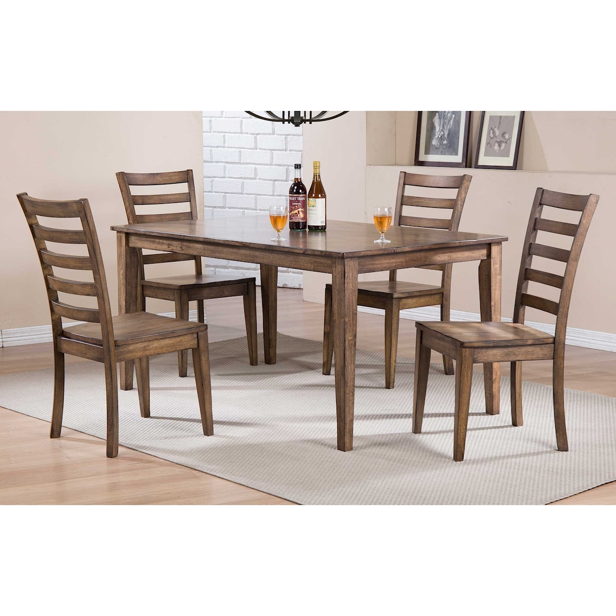 Winners Only Carmel 60" Leg Table