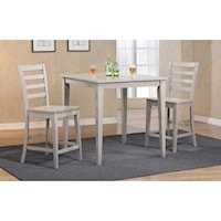 3-Piece Counter Height Dining Set