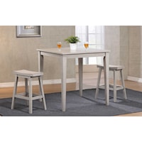 3-Piece Counter-Height Dining Set