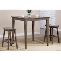 3-Piece Counter Height Dining Set