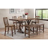 Winners Only Carmel 24" Rake Back Barstool