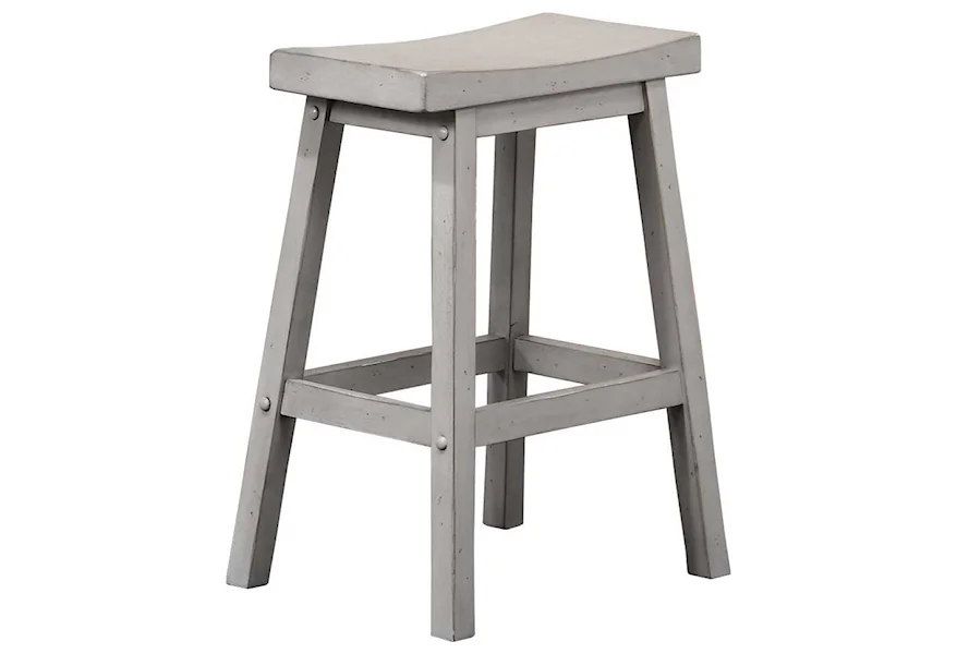 Carmel 24" Saddle Barstool by Winners Only at Conlin's Furniture