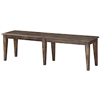 Transitional 60" Dining Bench