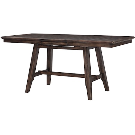 78" Counter Height Table with Leaf