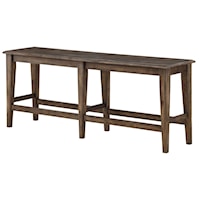 Transitional Counter-Height Dining Bench