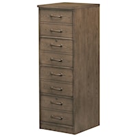 Transitional 4-Drawer File Cabinet with Locking Drawers