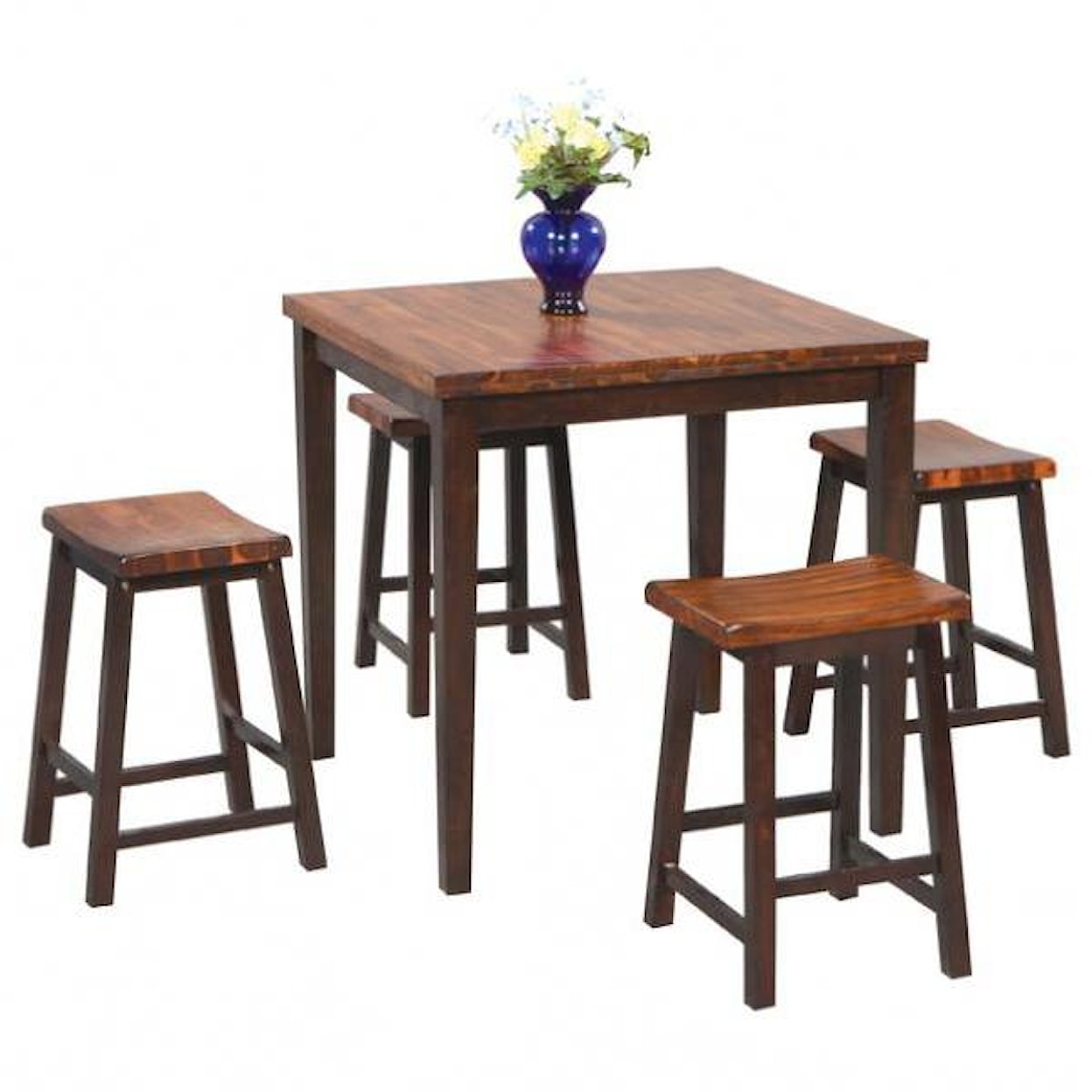 Winners Only Fifth Avenue 5-Piece Tall Table and Barstool Set