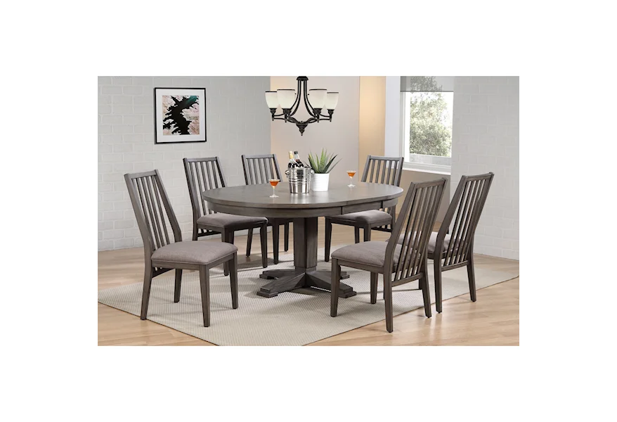 Hartford 7-Piece Dining Set by Winners Only at Conlin's Furniture