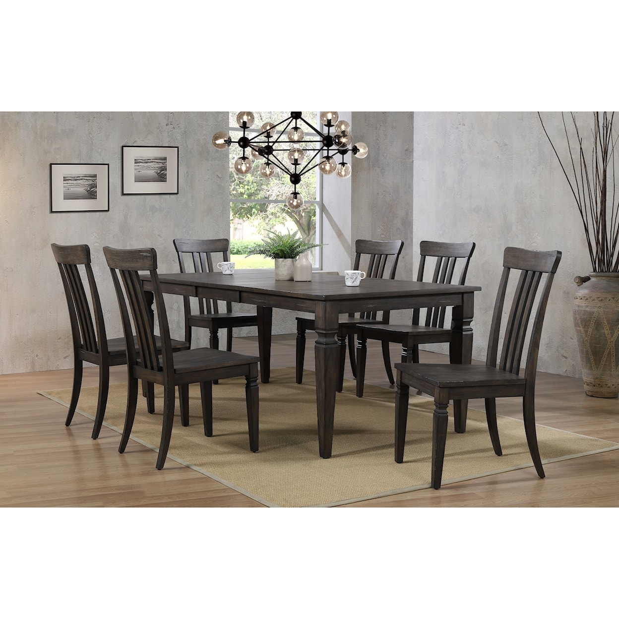 Winners Only Jordan 7-Piece Table and Chair Set