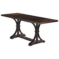 Transitional Gathering Table with 2 12" Leaves