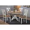 Winners Only Pacifica 42" Pedestal Table with Leaf