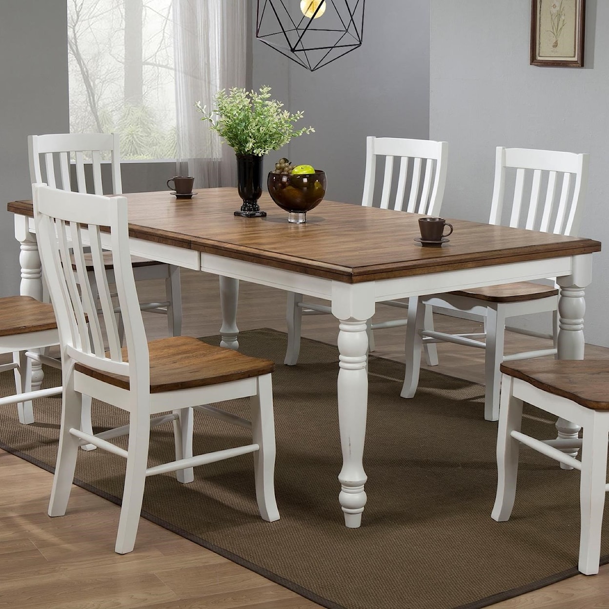 Winners Only Pacifica 78" Leg Dining Table