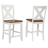 Winners Only Pacifica X-Back Counter Height Barstool