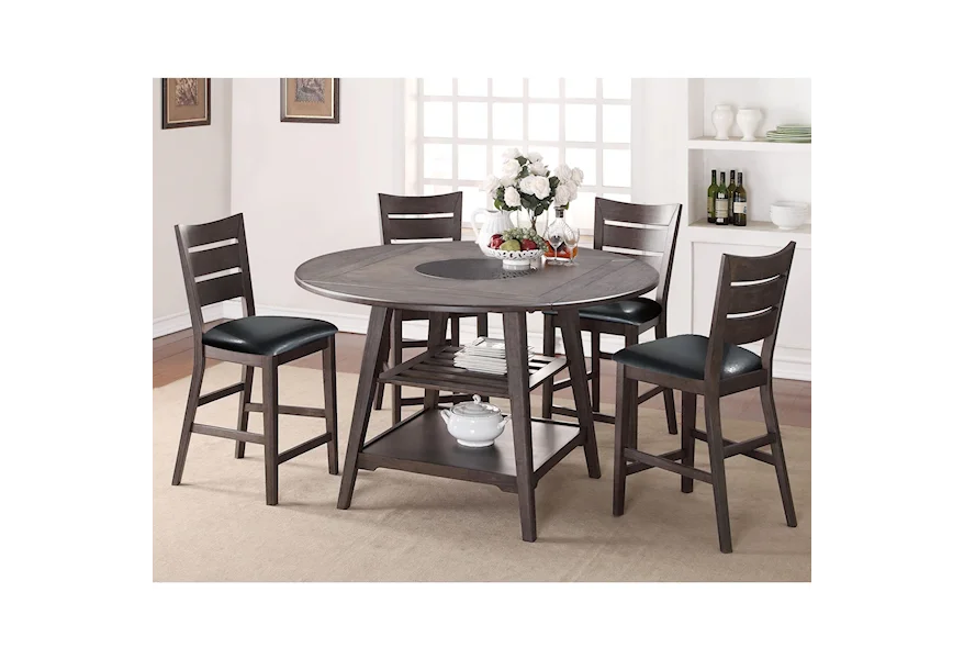 Parkside 5-Piece Counter-Height Dining Set by Winners Only at Conlin's Furniture