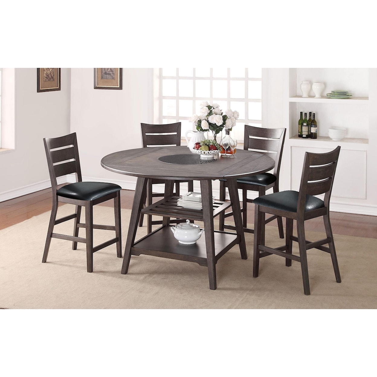 Winners Only Parkside Drop-Leaf Counter Height Table