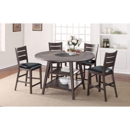 Drop-Leaf Counter Height Table