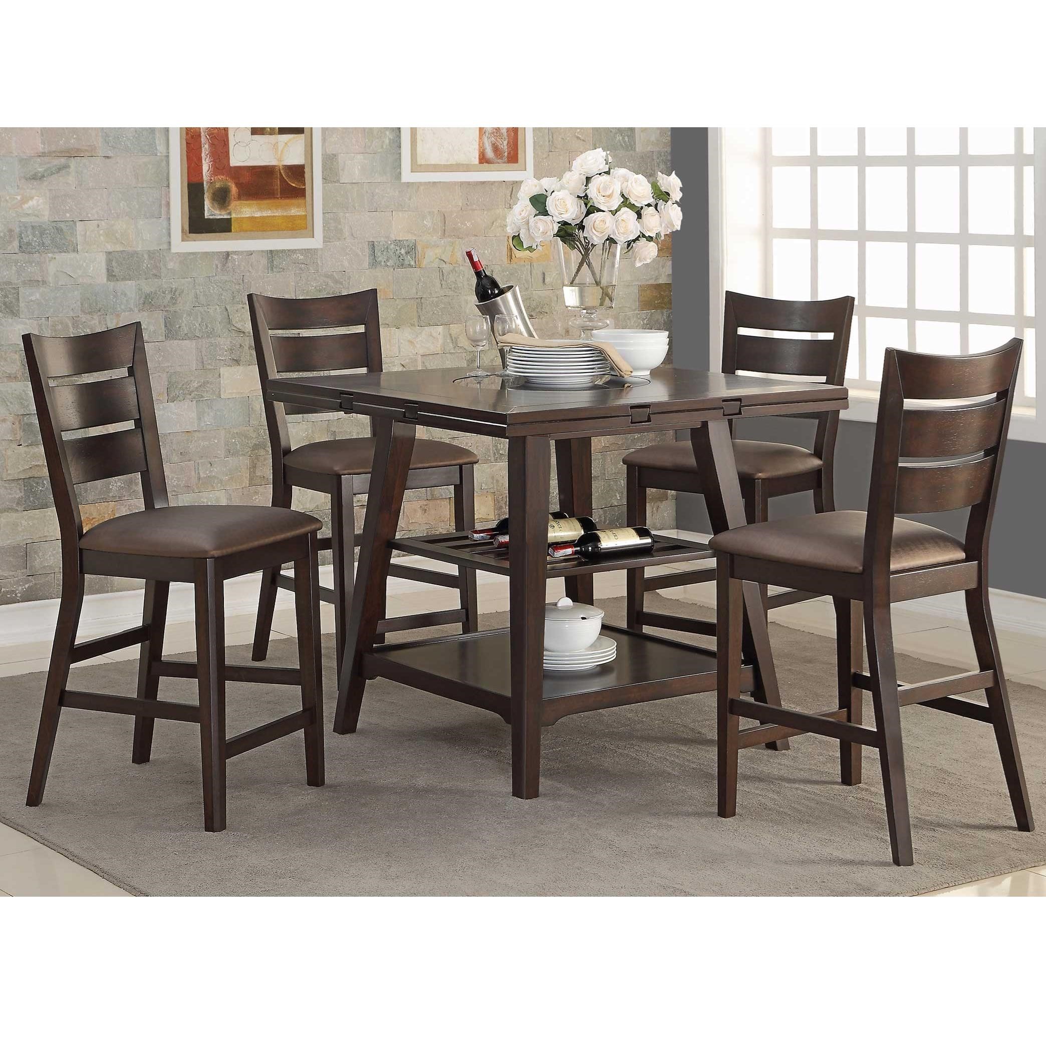 5-Piece Counter-Height Dining Set