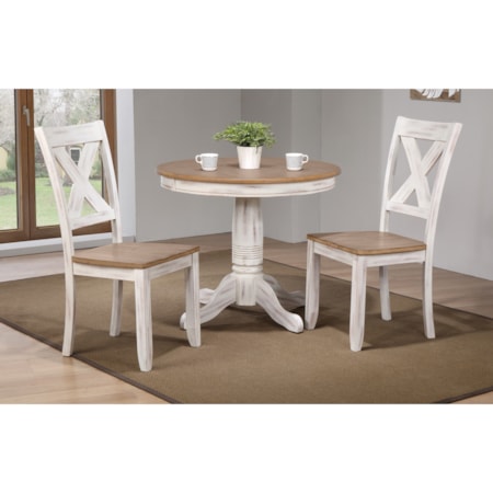 36" Pedestal Table