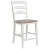 Winners Only Prescott Arched Ladder Back Bar Stool