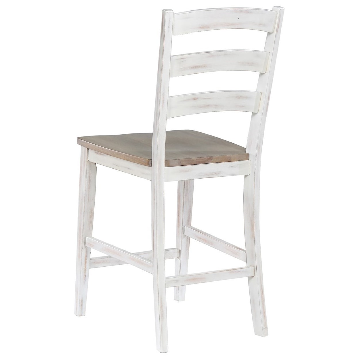 Winners Only Prescott Arched Ladder Back Bar Stool