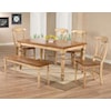 Winners Only Quails Run 6 Piece Dining Table, Chair and Bench Set