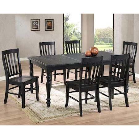 7 Piece Dining Table and Chair Set