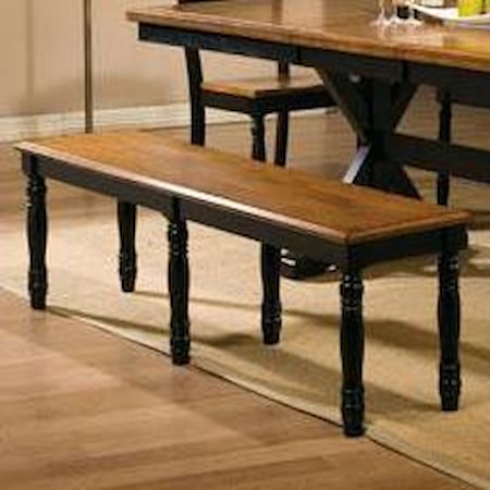 6 Piece Dining Table, Chair and Bench Set