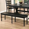 Winners Only Quails Run 6 Piece Dining Table, Chair and Bench Set