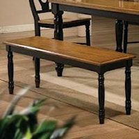 Transitional 48" Dining Bench