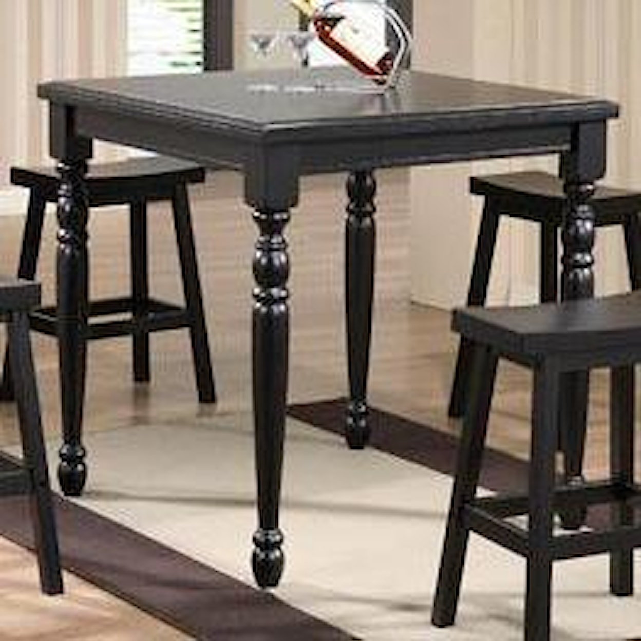 Winners Only Quails Run 36" Square Tall Table