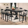 Winners Only Quails Run 7 Piece Tall Table with Barstools