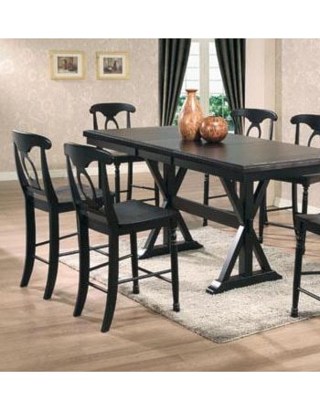 7 Piece Tall Table with Barstools