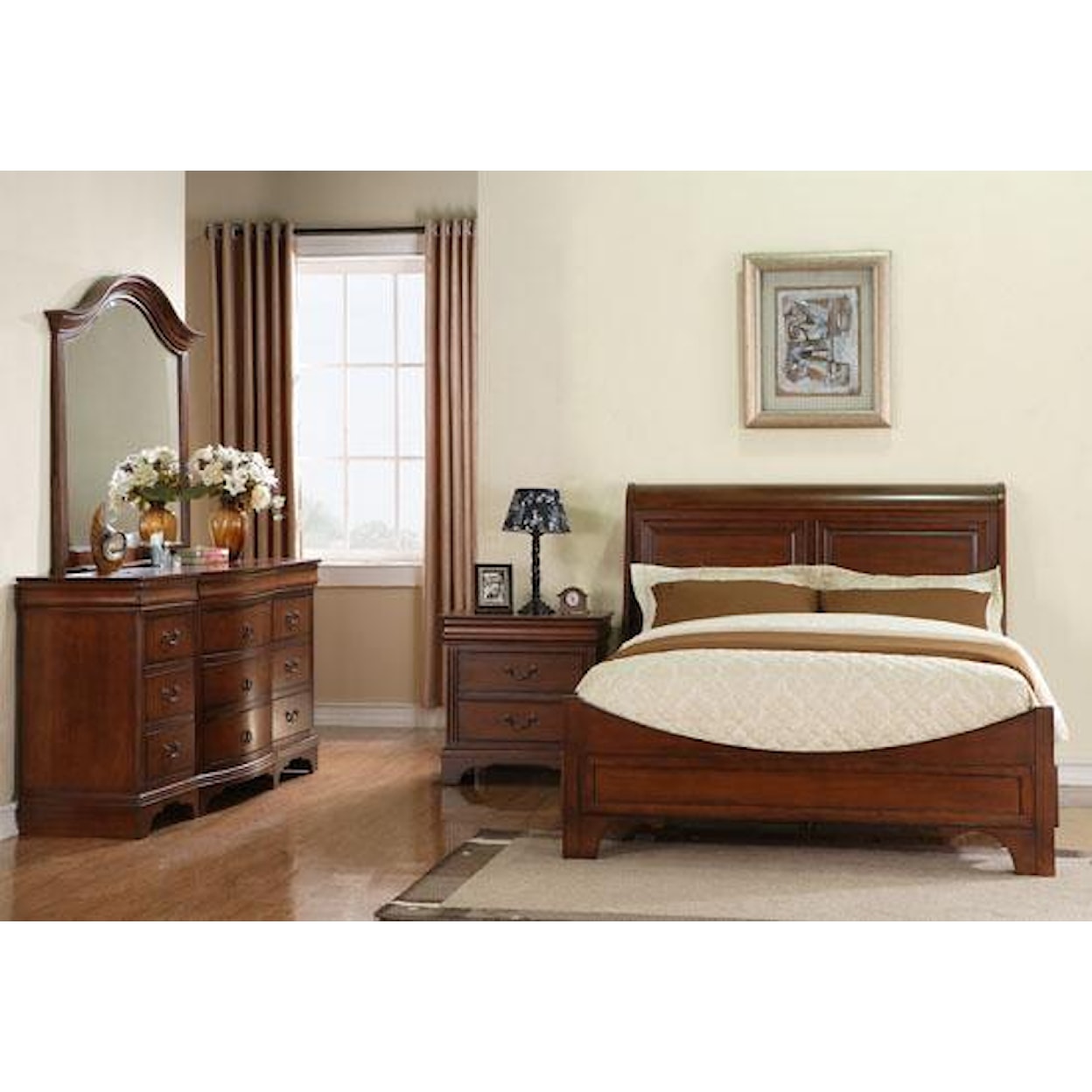 Winners Only Renaissance King Sleigh Bed