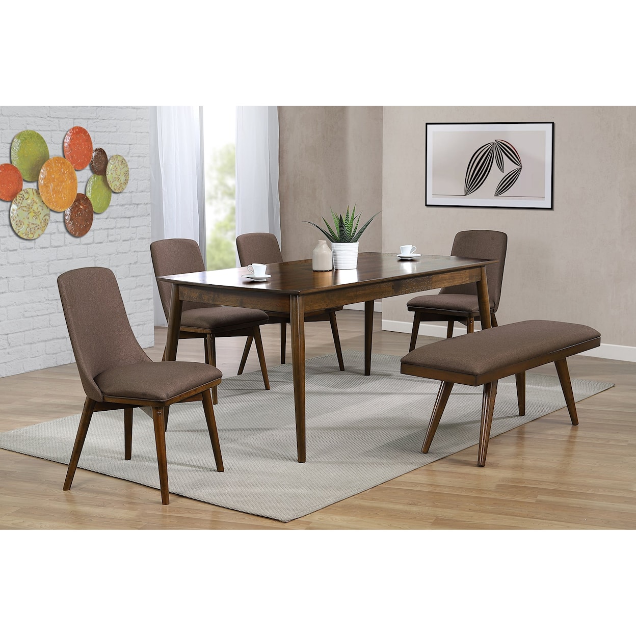 Winners Only Santana Upholstered Dining Bench