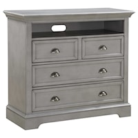 Casual 4-Drawer Tv Chest