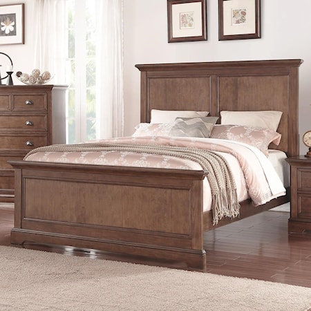 California King Panel Bed