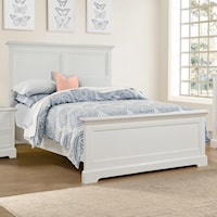 Casual Full Panel Bed with USB Port
