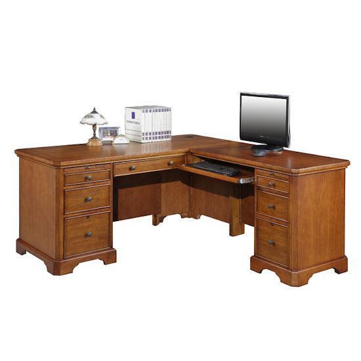 Winners Only Topaz  L-Shaped Desk and Return