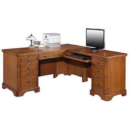 L-Shaped Desk and Return