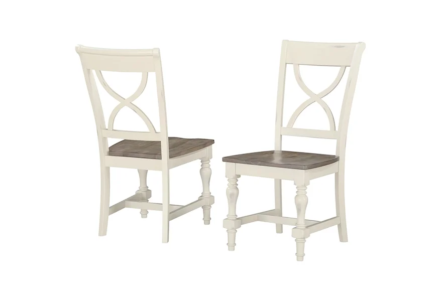 Torrance X-Back Side Chair by Winners Only at Conlin's Furniture